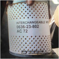 0636-23-802 oil filter